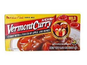 Curry Japonés con Manzana y Miel - Picante Suave
