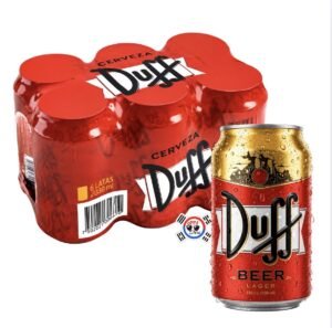 Six Pack Duff Beer Lager de 6 Und x 330 ml