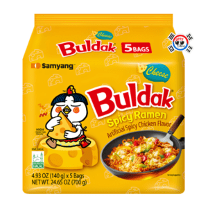 MultiPack Ramen Buldak Queso x 5 Unid - Picante