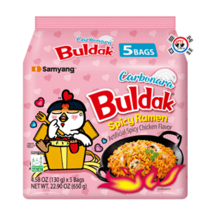 MultiPack Ramen Buldak Carbo x 5 Unid - Picante