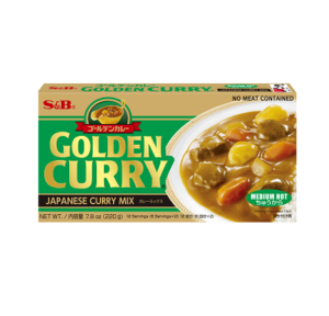 Curry Golden Dorado Medio Picante x 220gr (Grande)