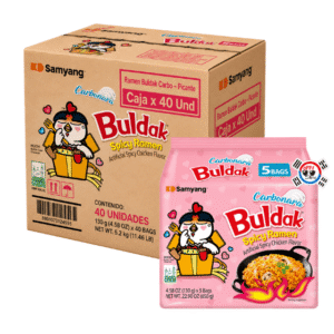 Ramen Buldak Carbo x 130gr Picante - Caja x 40 Und | Precio al por Mayor