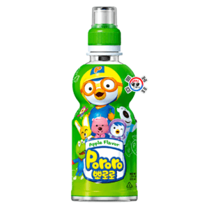 Bebida Coreana Pororo Milk Sabor Manzana x 235 ml