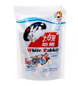 Bolsa de Dulces White Rabbit con Papel de Arroz Comestible x 108gr