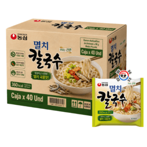 Ramen KalGukSoo de Anchoas x 98gr Medio Picante – Caja x 40 Und | Precio al por Mayor