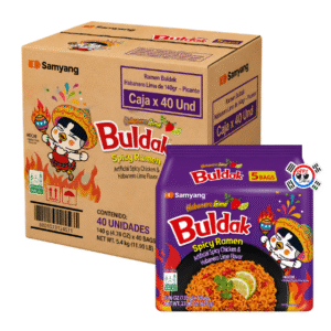 Ramen Buldak Habanero Lima x 135gr Picante - Caja x 40 Und | Precio al por Mayor