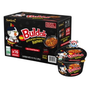 Bowl Ramen Buldak Original de 105gr Picante - Caja x 16 Und | Precio al por Mayor