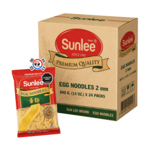 Fideos Sunlee Egg Noodles 2 mm x 400gr - Caja x 24 Und | Precio al por Mayor