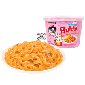 Bowl Fideos Anchos Buldak Carbo x 196g – Picante Cremoso