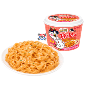 Bowl Fideos Anchos Buldak Pollo K-Rosé x 196g – Dulce Picante