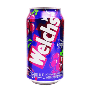 Welch's Coreano Sparkling Soda de Uva x 355ml