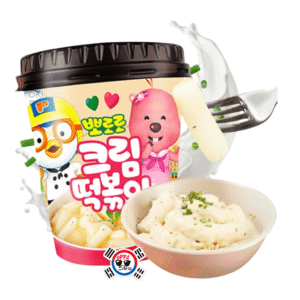 Cup Topokki Cremoso Pororo - No Picante x 115gr