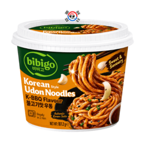 Bowl Fideos K-Udon Sabor Barbacoa Coreana Bibigo x 140gr