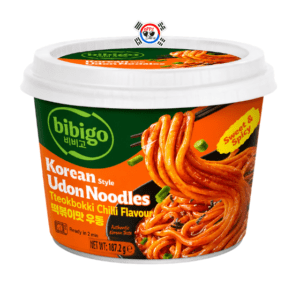 Bowl Fideos K-Udon Sabor Topokki Dulce Picante Bibigo x 140gr