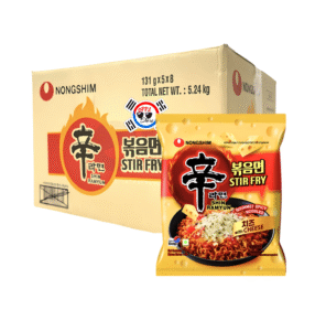 Ramen Paquete Shin Frito con Queso Caja x 32 Und - Picante