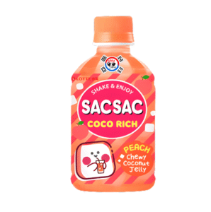 Soda Coreana Sacsac Coco Rich – Melocotón x 280ml