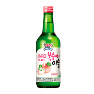 Licor Coreano Soju de Durazno con Sello de Venta x 375ml