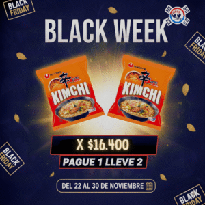 2x1 Ramen Kimchi Shin de 120gr - Picante