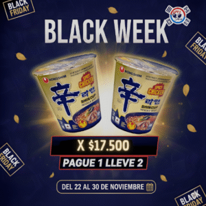 2x1 Cup Ramen Shin con Sabor a Pollo - Picante