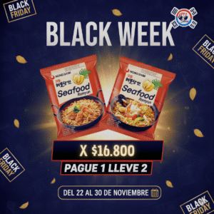 2x1 Ramen Seafood & Surimi x 120gr - Picante