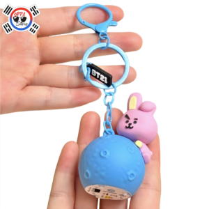 Llavero Cooky (BT21) | Luz Led Esférica | Creado por Jungkook