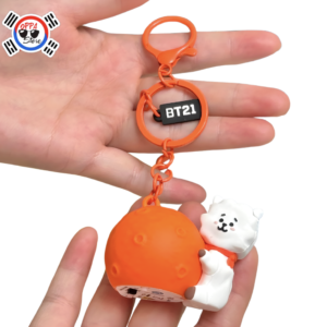 Llavero Rj (BT21) | Luz Led Esférica | Creado por Jin