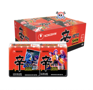 Ramen Shin Guerreras Kpop de Netflix de 120gr Caja x 16 Und - Picante