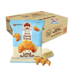 Snack Coreano Rollo de Mantequilla de 55gr - Caja x 16 Und