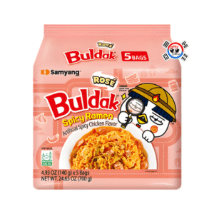 MultiPack Buldak Pollo K-Rosé de 140gr x 5 Und - Dulce Picante