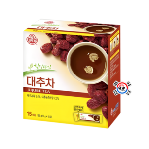 Caja Té Tónico de Azufaifo Bebida Tradicional Coreana de 195gr x 5Und