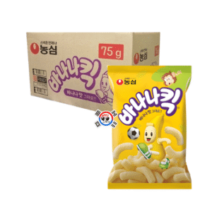 Snack Coreano Banana Kick de 75gr - Caja x 20 Und
