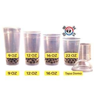 Vasos Gold para Bebida de Tapioca – Paquete x 50 Und