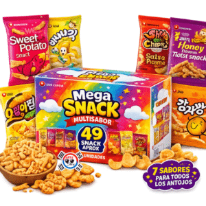 Mega Snack Multisabor Caja x 49 Und – Selección Coreana