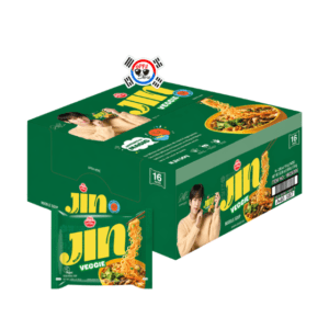 Ramen Jin Green Veggie de 120gr Caja x 16 Und (Incluye 4 Sticker) - Sin Picante
