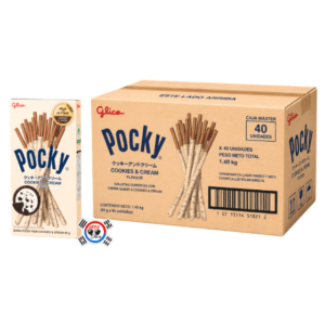 Pocky Cookies & Cream 40gr - Caja x 40 Und | Precio al por Mayor