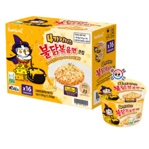 Bowl Ramen Buldak Quattro Quesos x 110gr Picante - Caja x 16 Und | Precio al por Mayor