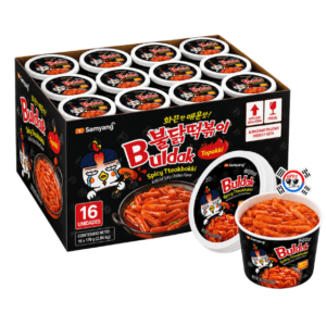Topokki Bowl Buldak Hot Chicken x 179gr Picante - Caja x 16 Und | Precio al por Mayor