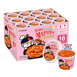 Topokki Bowl Buldak Carbo x 179gr Picante - Caja x 16 Und | Precio al por Mayor