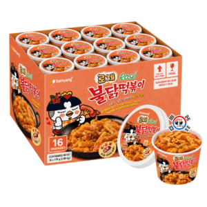 Topokki Bowl Buldak K-Rosé x 179gr Picante - Caja x 24 Und | Precio al por Mayor