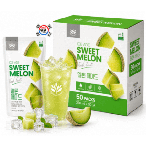 Bebida Coreana en Bolsa Ice Ade Sweet Melon x 230 ml – Caja x 50 Und | Precio al por Mayor