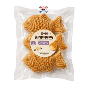 Bungeoppang Coreano con Crema de Vainilla de 180 gr x 3 Und