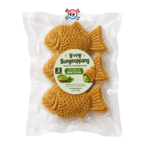 Bungeoppang Coreano con Crema de Matcha de 180 gr x 3 Und