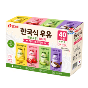 Leche Coreana Multisabor Binggrae x 200 mL - Caja x 40 Unid | Precio al por Mayor