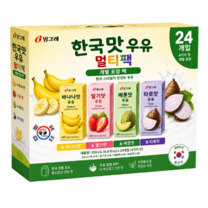 Leche Coreana Multisabor Binggrae de 24 Und x 200 mL