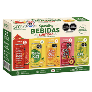 Bebidas Sparkling Surtidas x 340 ml – Caja x 25 Unid | Precio al por Mayor