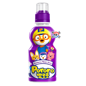 Bebida Coreana Pororo Milk Sabor Blueberry x 235 ml