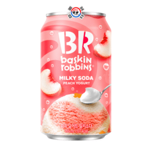Bebida Coreana Baskin Robbins Helado de Durazno y Yogurt x 350 ml