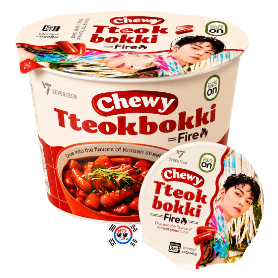 Bowl Tteokbokki Fire Sweet (Dulce Picante) – Seventeen x 140gr