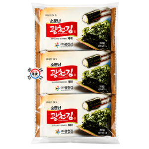 Alga Marina Coreana Sazonada KwangCheonKim 15 gr x 3 Und