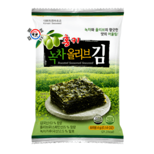 Chips de Algas Coreana con Té Verde y Aceite de Oliva x 4 gr